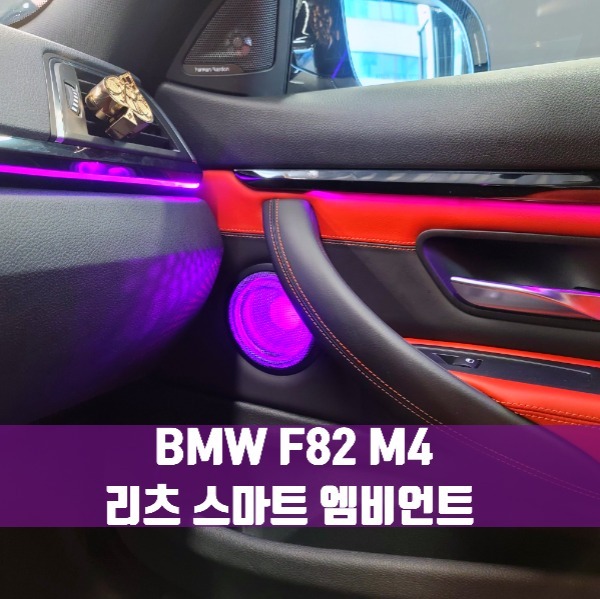 [체크아웃] BMW F82 M4 전용 리츠 스마트 엠비언트