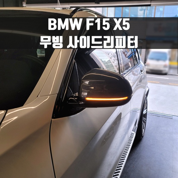 [체크아웃] BMW F15 X5 전용 무빙 사이드리피터