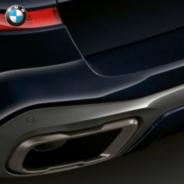 BMW 순정 부품 G05 X5 세륨그레이 머플러팁 커버 세트