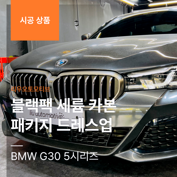 BMW G30 5시리즈 블랙팩 세륨 카본 패키지 드레스업